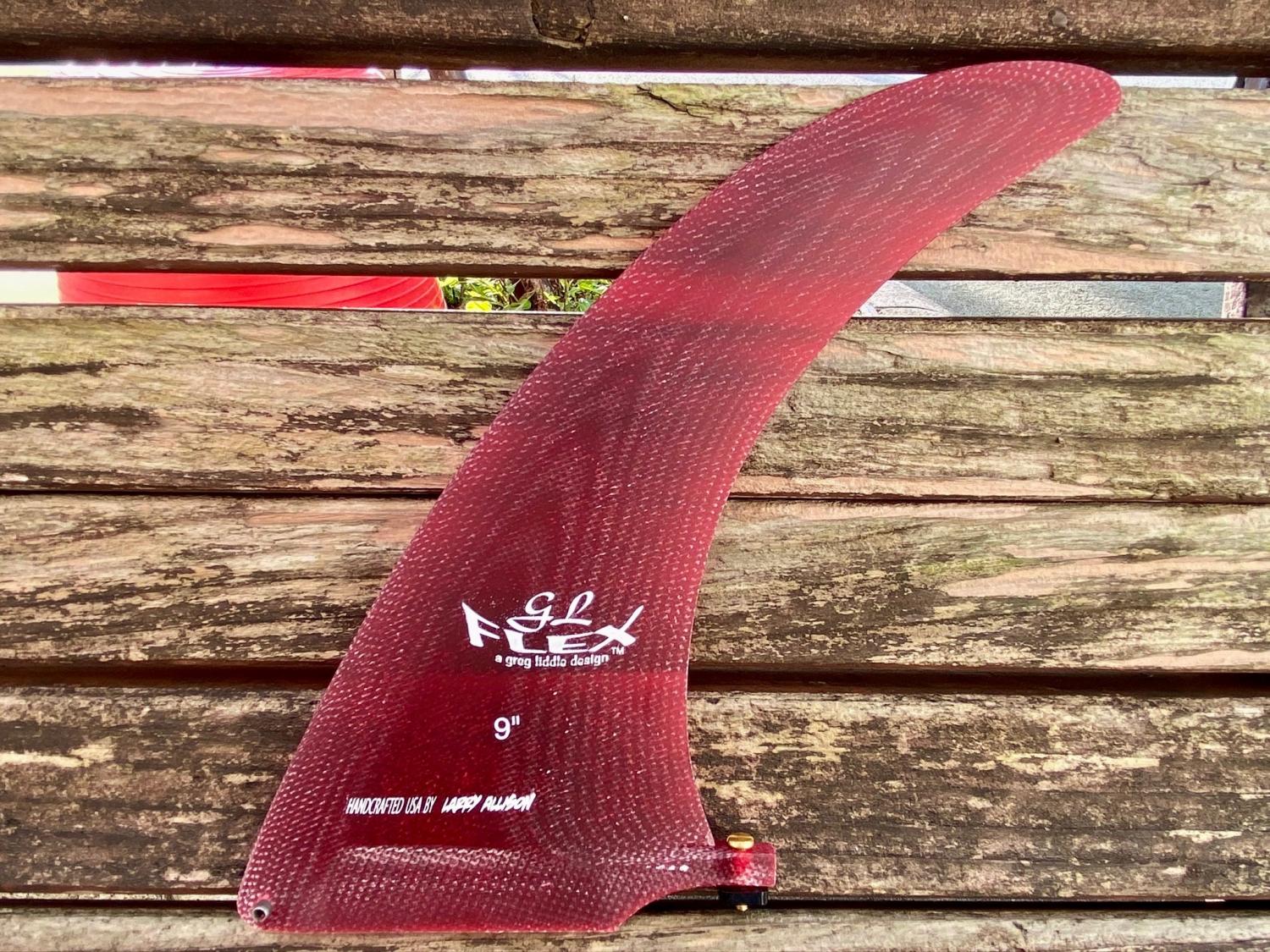 9.0 Greg Liddle Fins Wide Volan Red【FIBRE GLAS FIN】