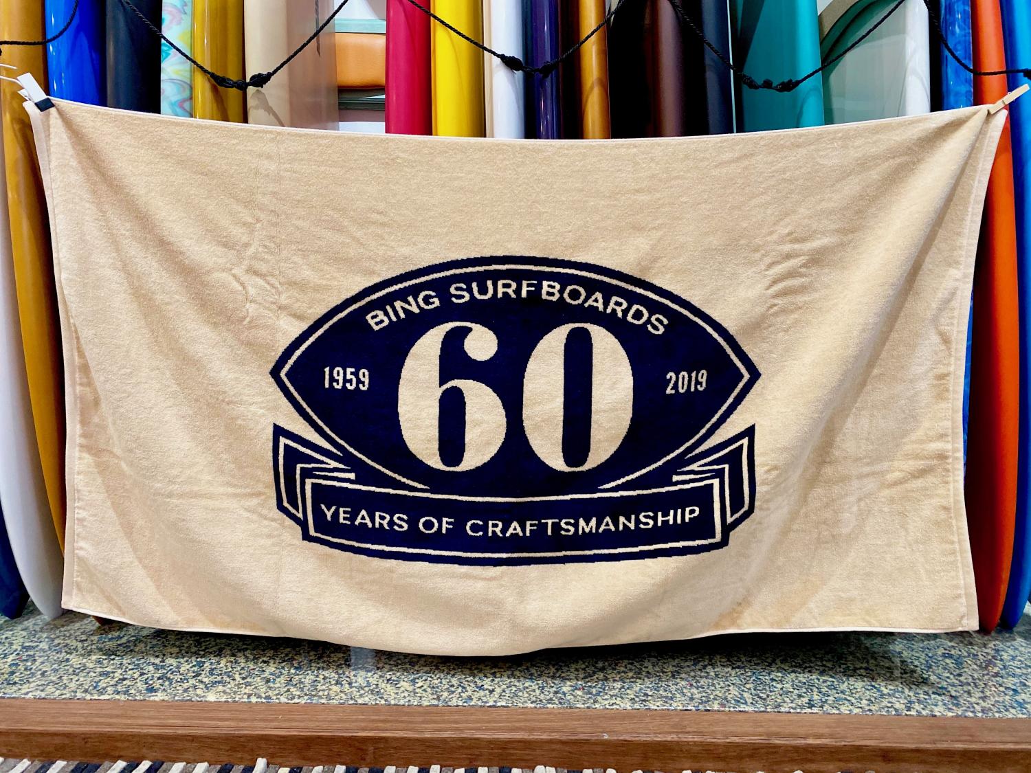 60TH BEACH TOWEL 