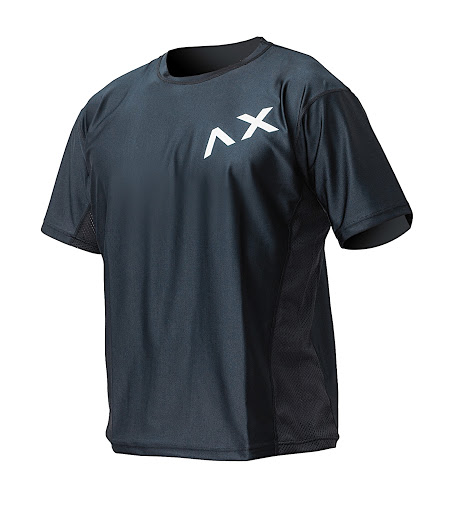 [AXXE]  AIR-FAST RASH GUARD TEE 　BLK