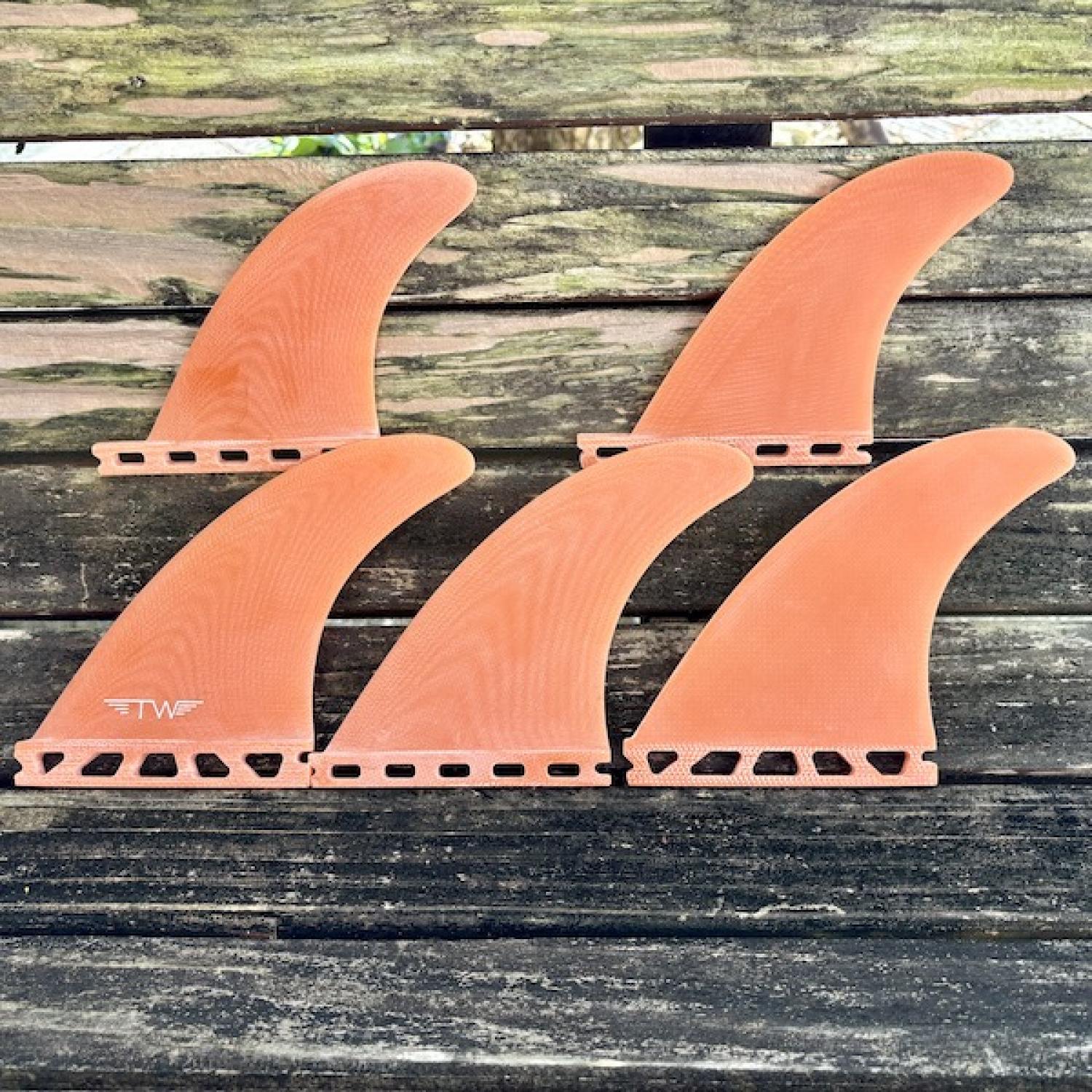 [CAPTAIN FIN] ] TYLER WARREN  5-FIN SET Single Tab M Size