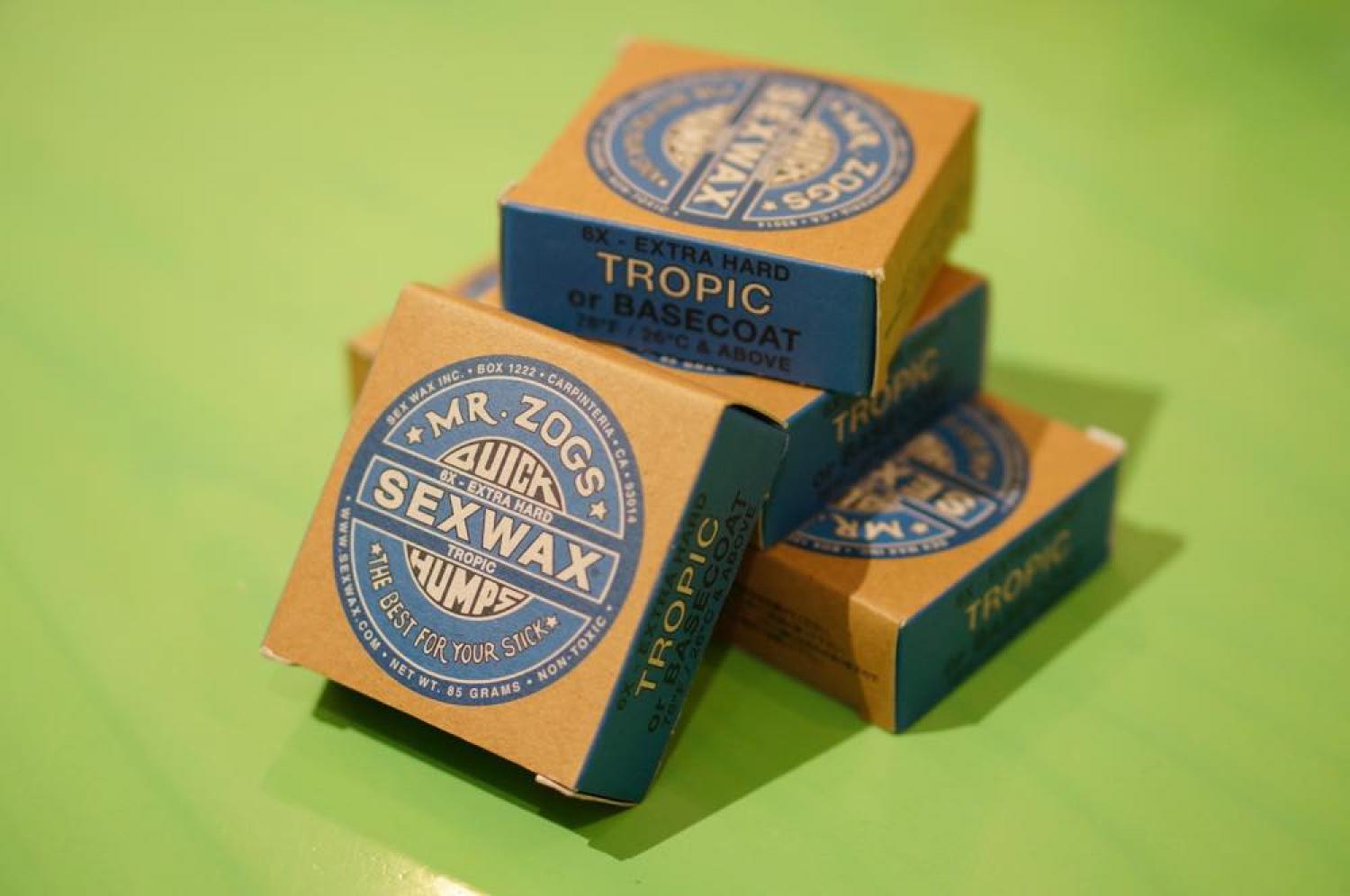 sex wax 6X BLUE LABEL TROPIC