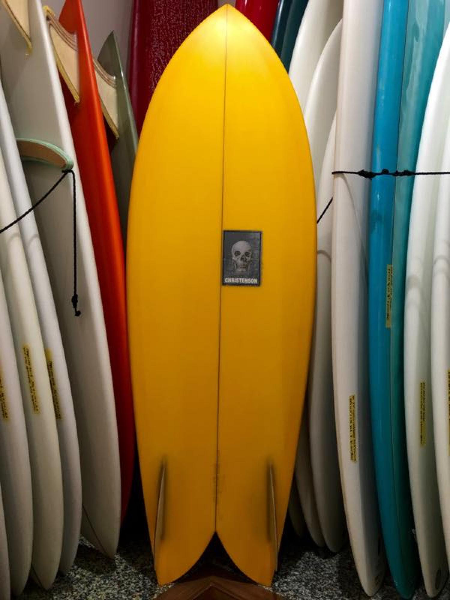 TWIN FISH 5.5 FH Yellow Tint [CHRISTENSON SURFBOARDS] |Okinawa