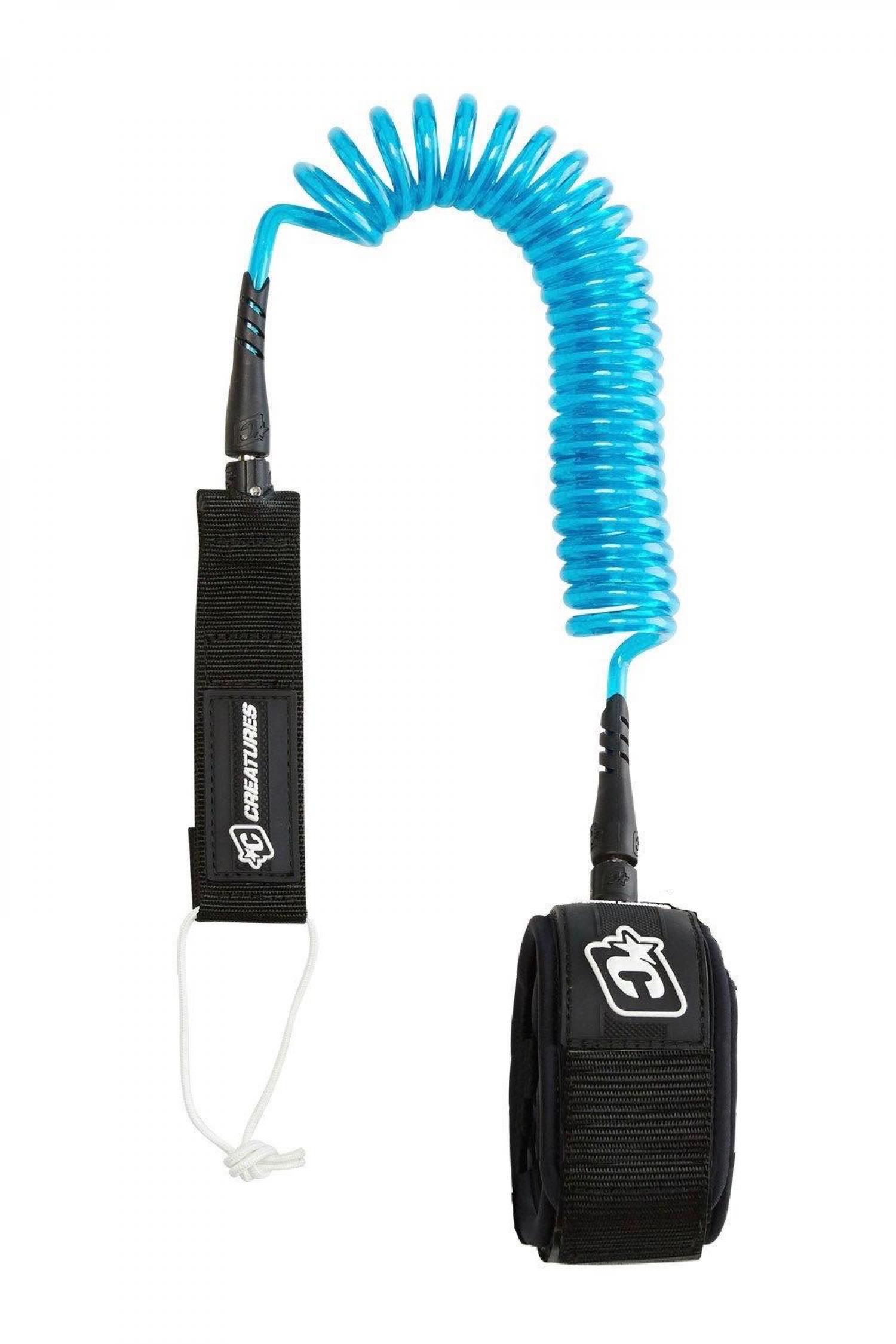 Creatures Sup Coil Leash Ankle 10 BLUE