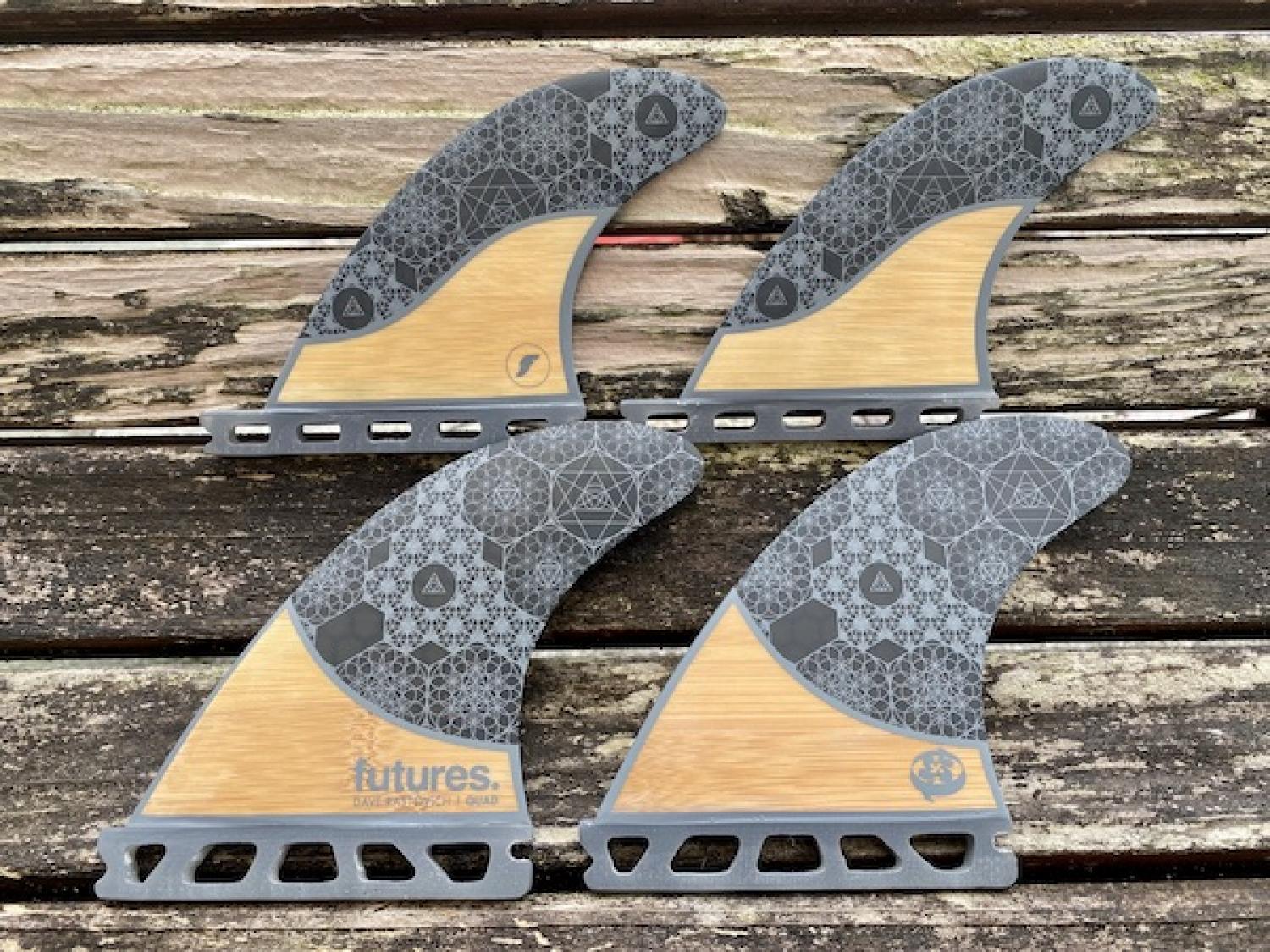 FUTURE FIN RTM HEX BAMBOO RASTA QUAD|沖縄サーフィンショップ「YES