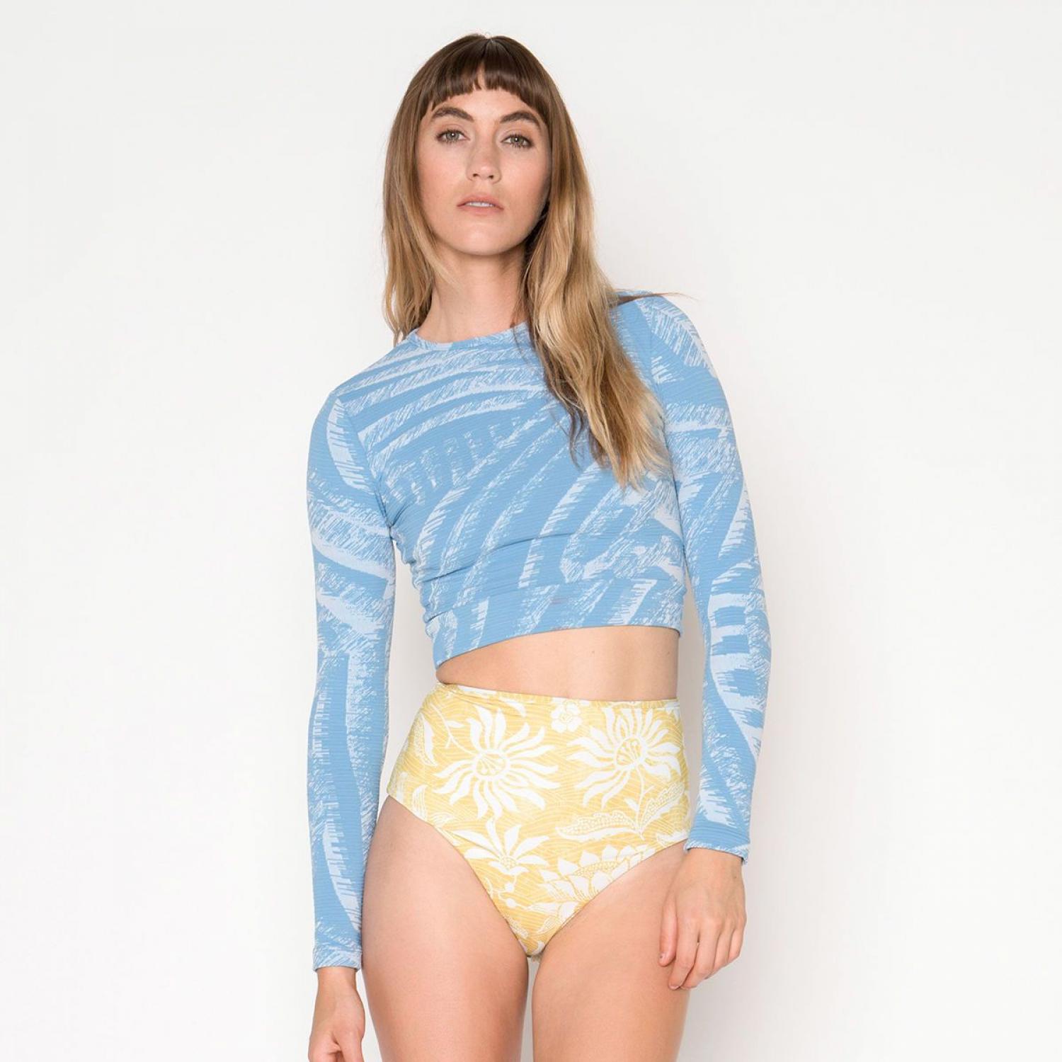 Seea Palomar Crop Top Rashguard Sumi