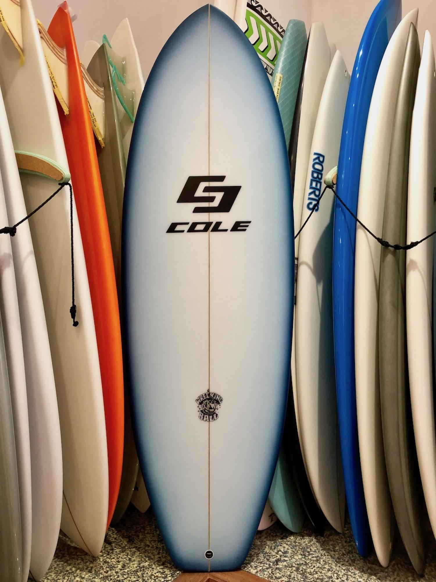 Wrecking Ball COLE SURFBOARDS 5.5 Navy Fade Airbrush|Okinawa surf