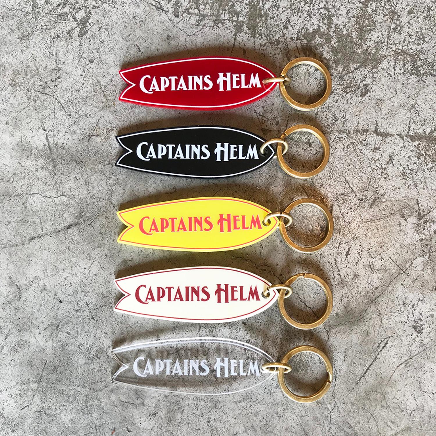 CAPTAINS HELM FISH KEY TAG