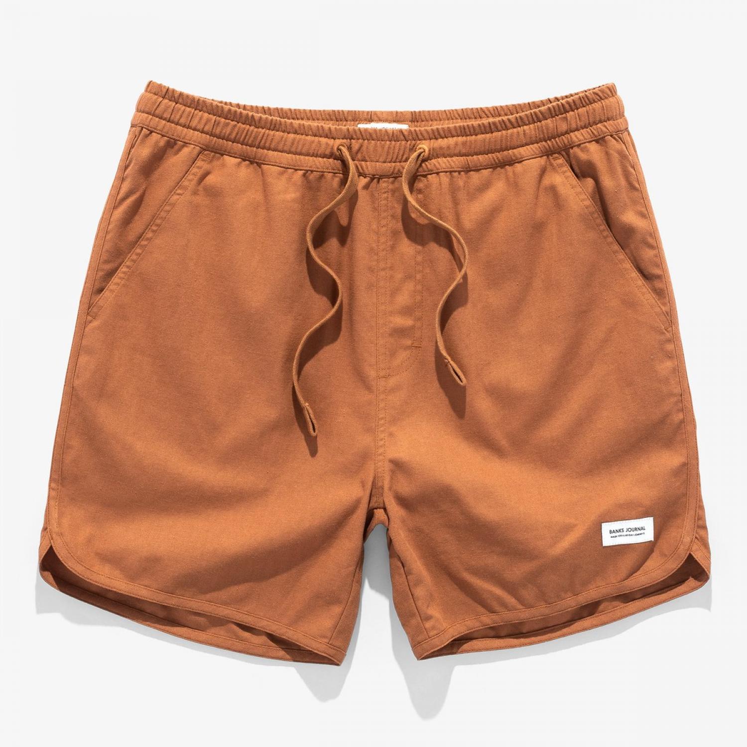 BANKS JOURNAL PATHWAY WALKSHORTS TOFFEE