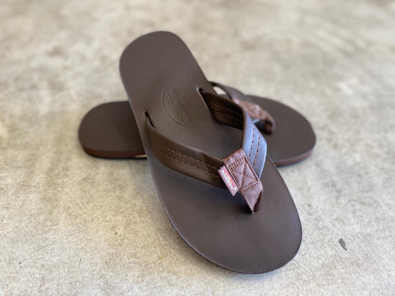 RAINBOW SANDALS MEN'S MOCHA クラシックレザー　シングルミッドソール