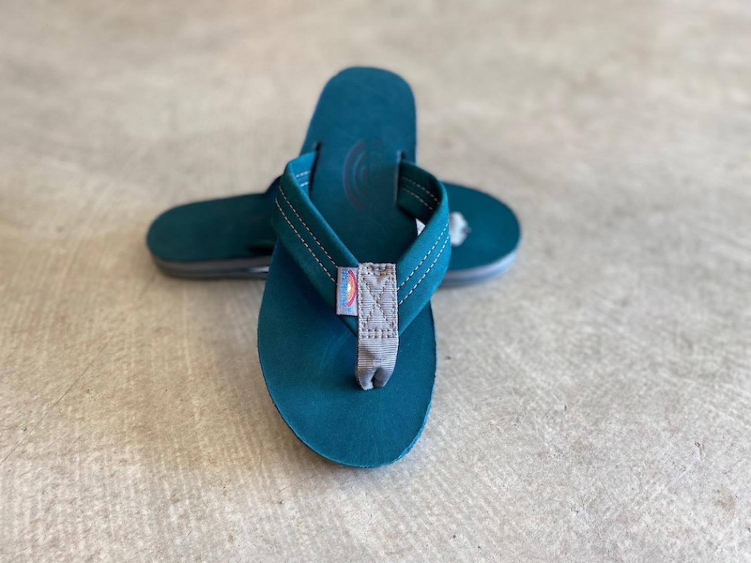 RAINBOW SANDALS WOMAN'S TURQUOISEBLUE ALTS Single Layer