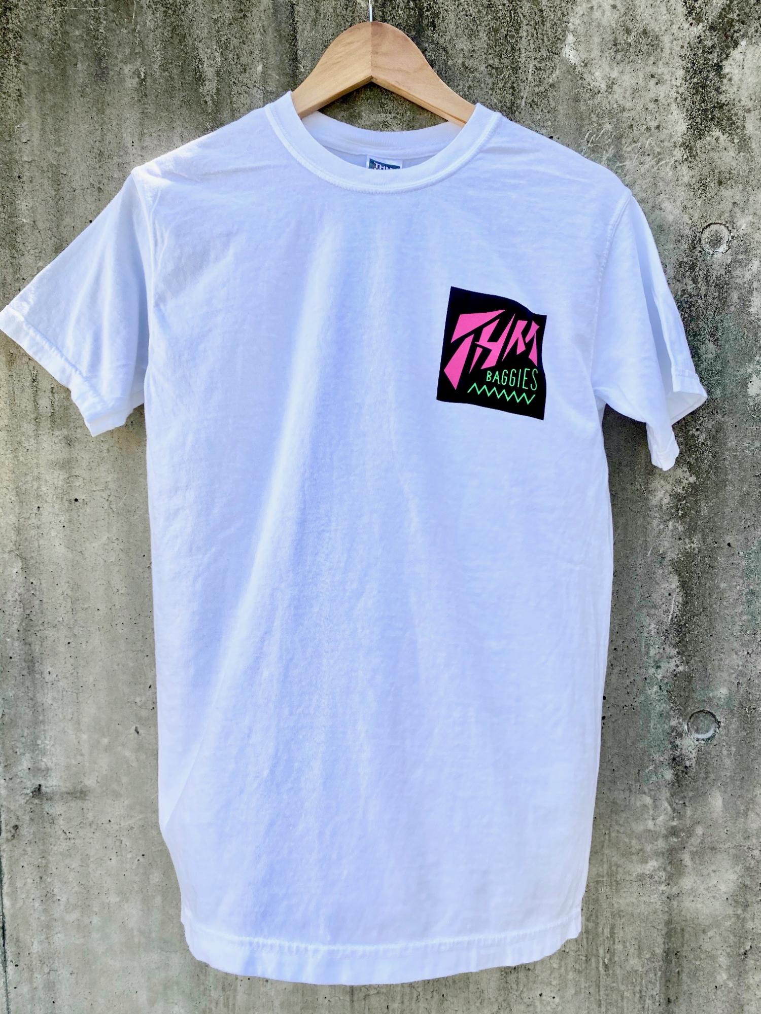 [THE HARD MAN] THM BAGGIES S/S tee White