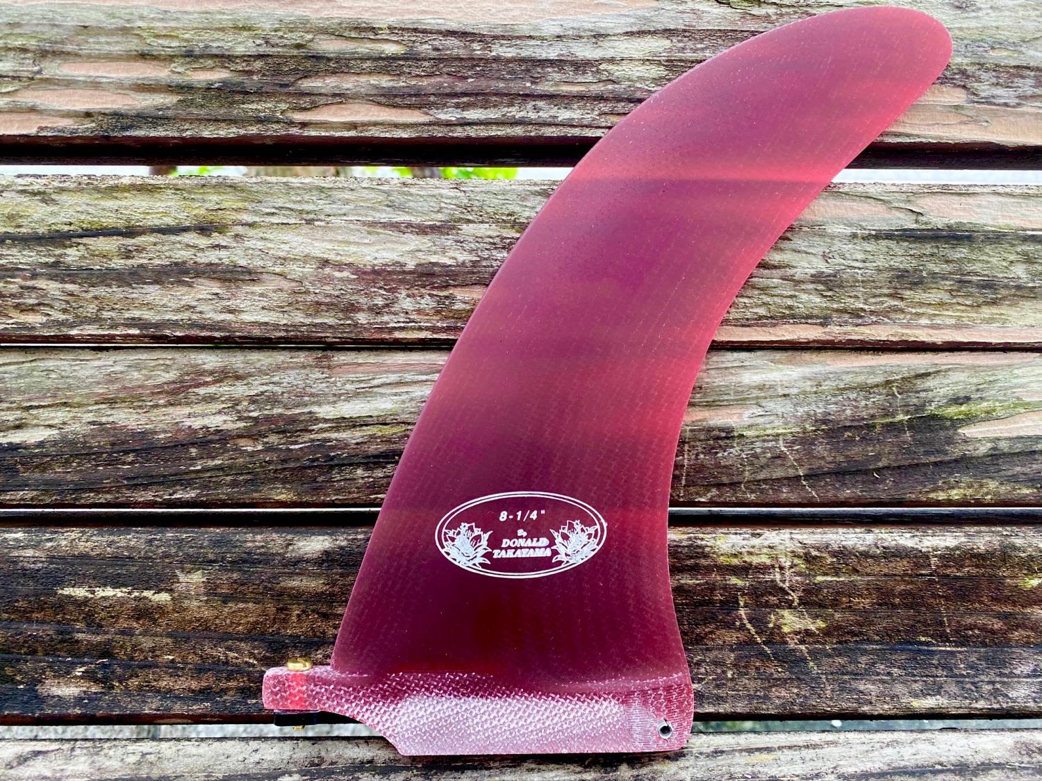 8.25 DT PIVOT FIN RED VOLAN 【Hawaiian Pro Designs】