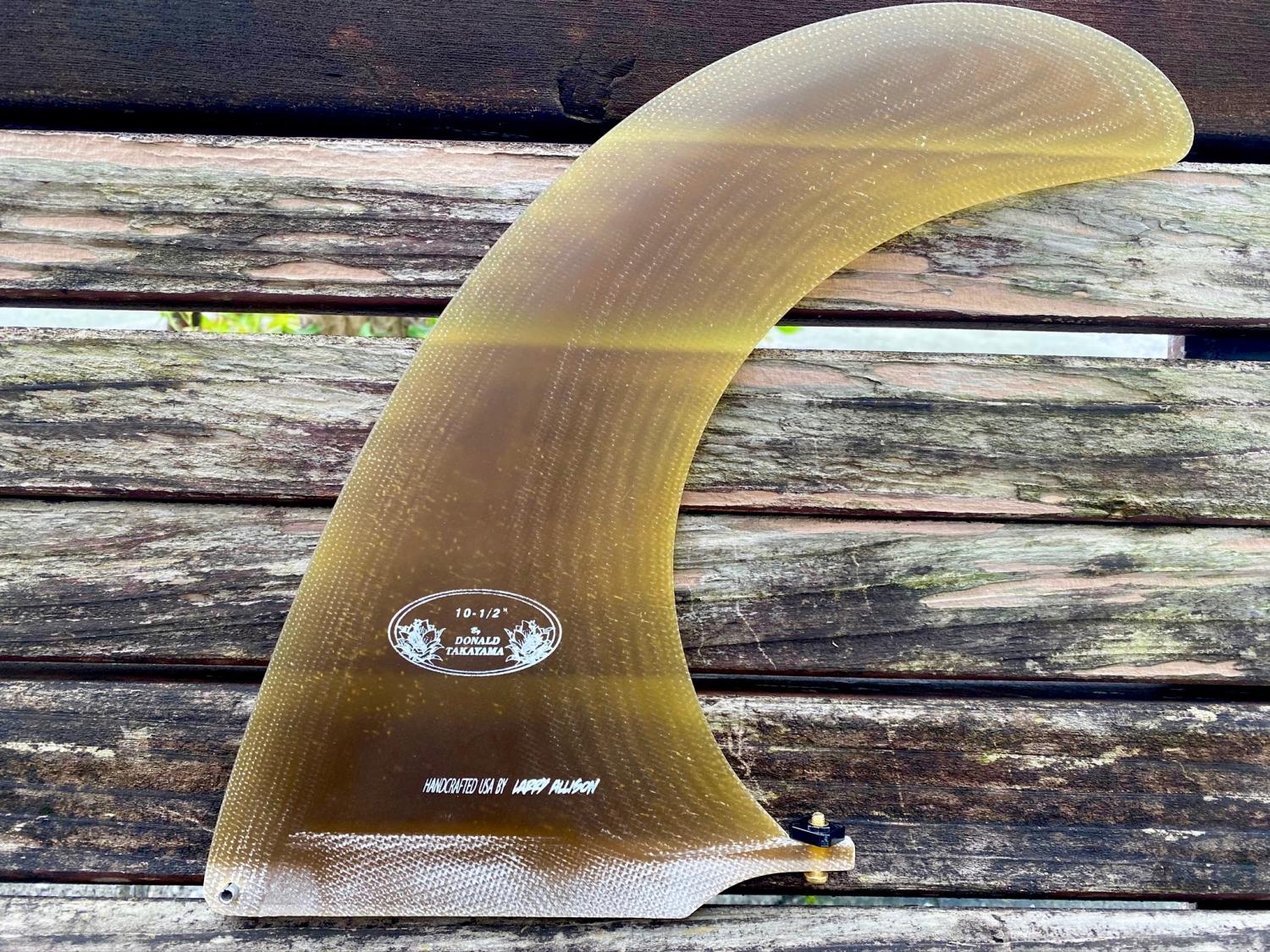 10.5 DT Flex FIN Amber Tint VOLAN【Hawaiian Pro Designs】