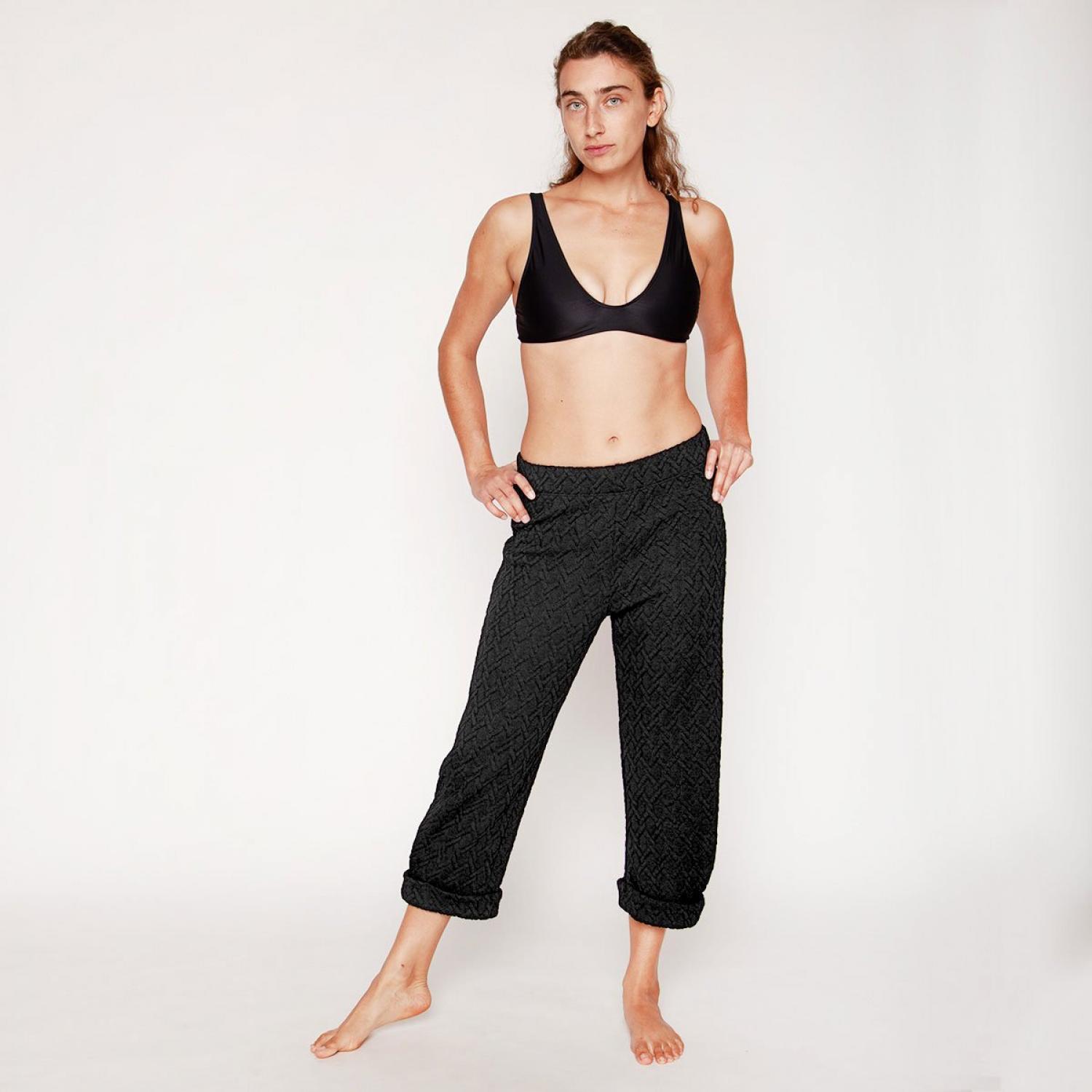 Seea Keiko Pant Black Knit