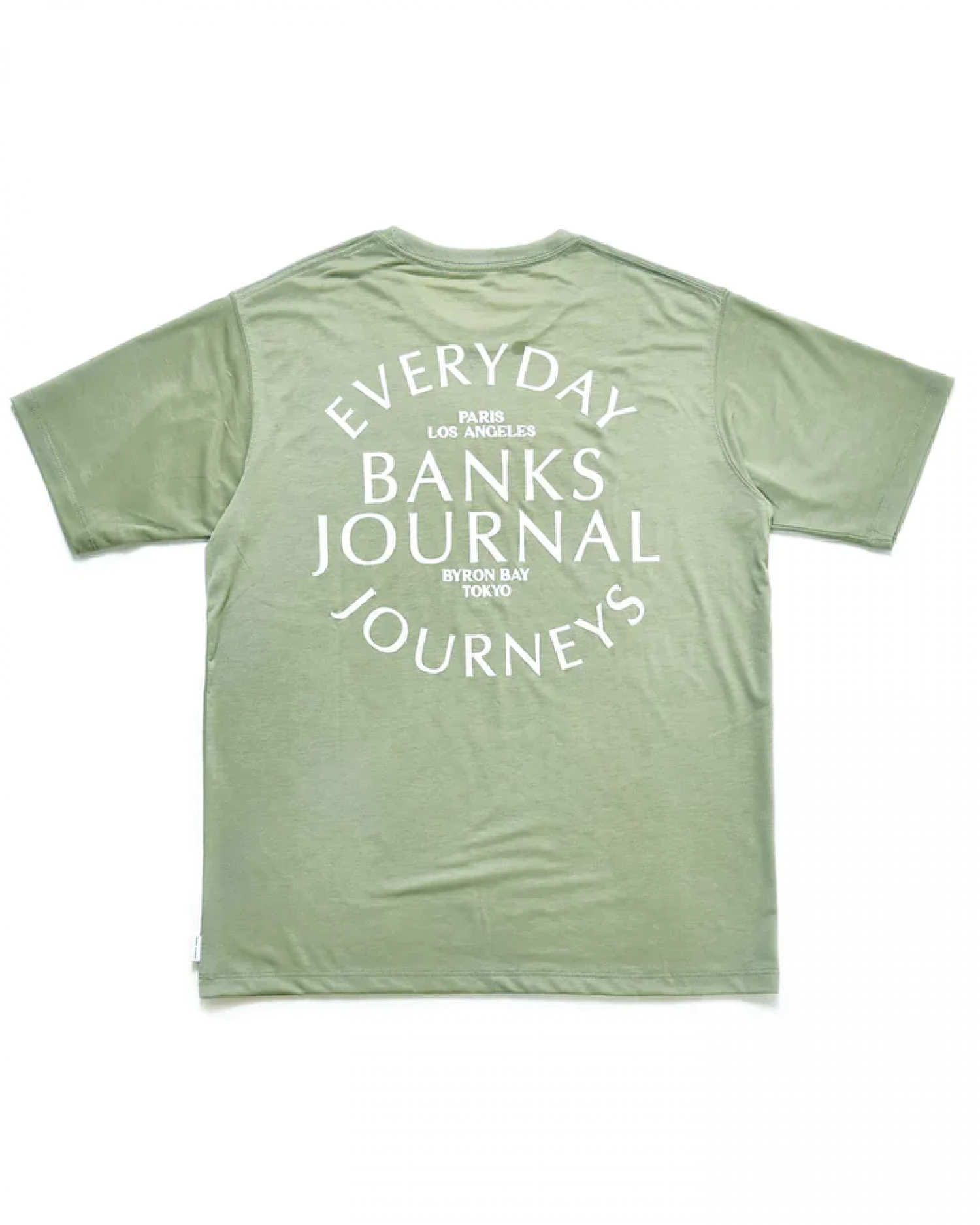 BANKS JOURNAL ELI HYBRID TEE FERN