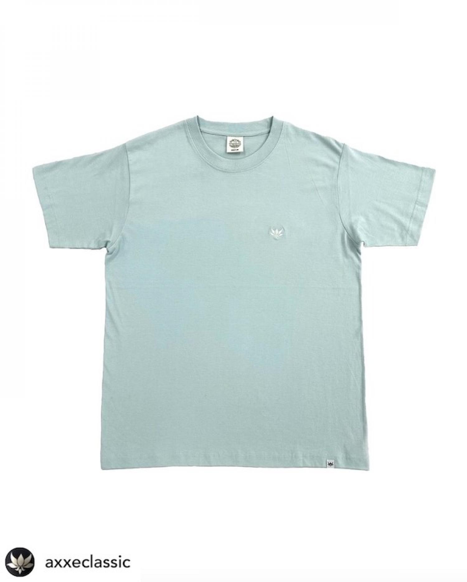 AXXE CLASSIC organic cotton T-shirt shallow green