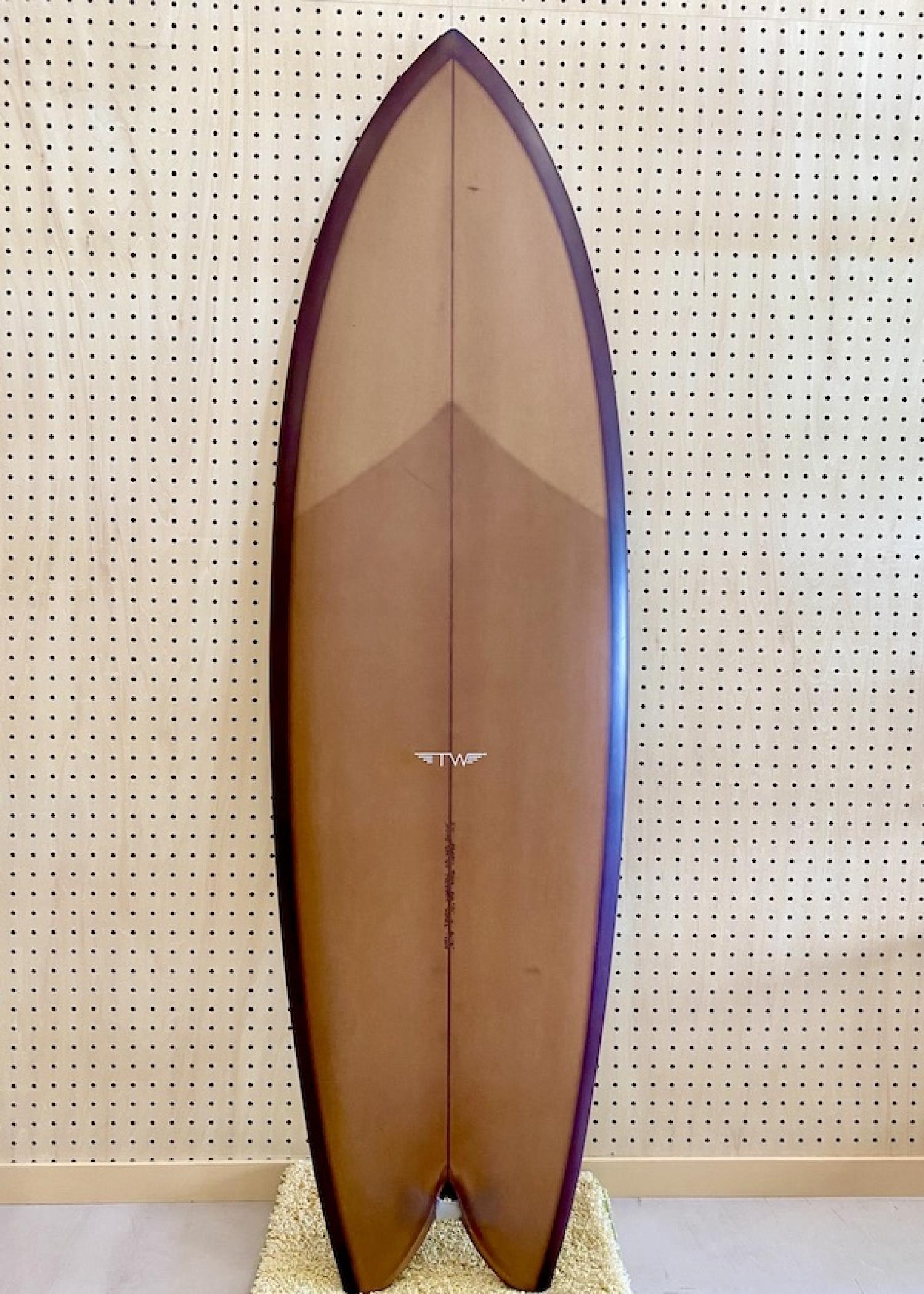 LASCA WOODWORKS TWIN FISH KRC 6.4|沖縄サーフィンショップ「YES SURF」