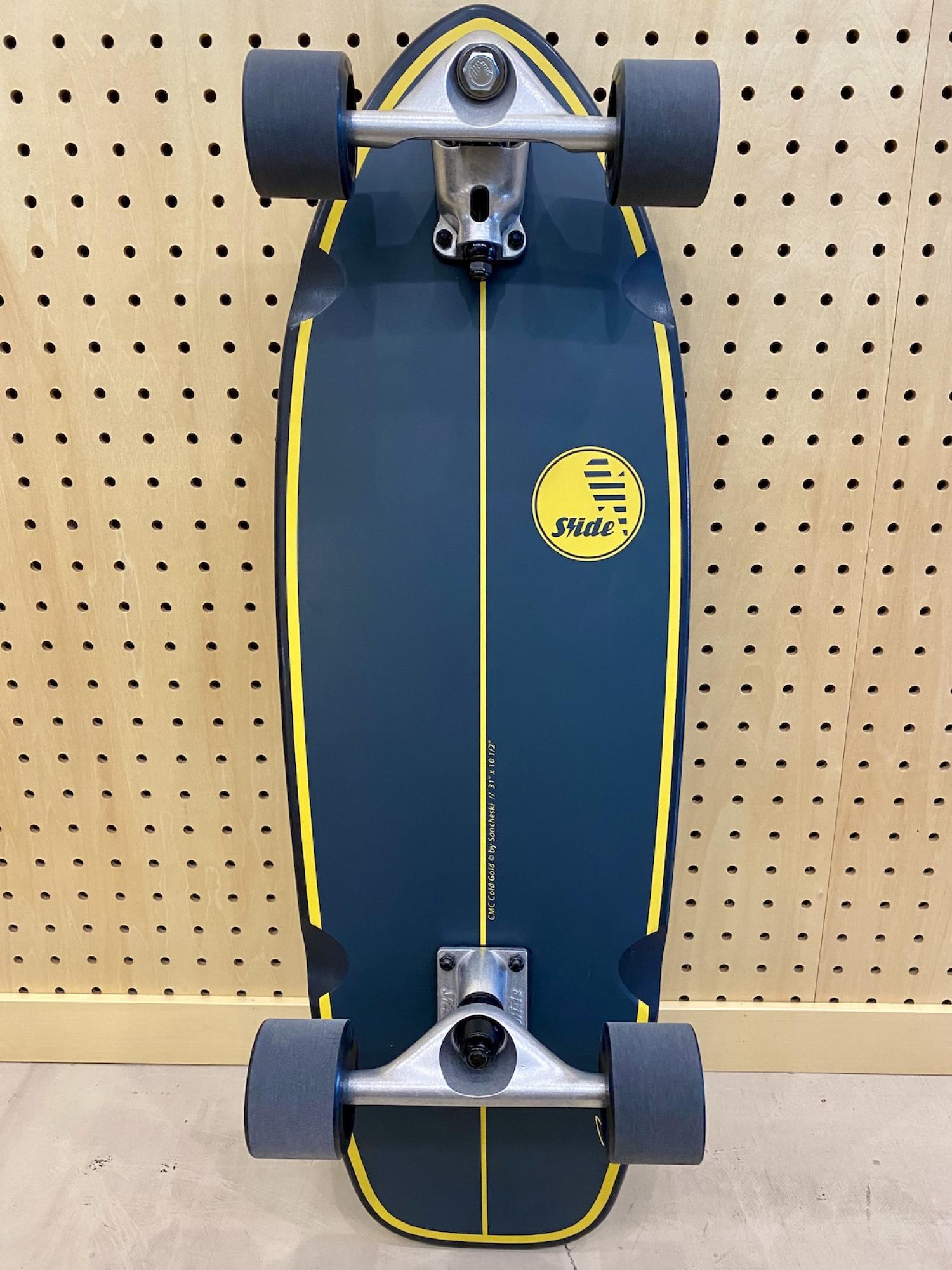 2023 SLIDE SURF SKATE CMC COLD GOLD 31inch 