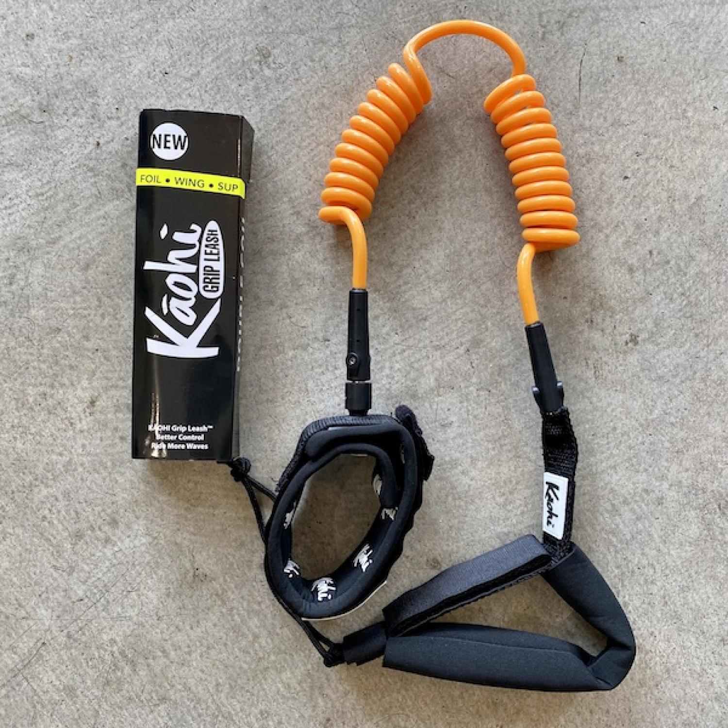 Kaohi Double Coil Grip Leash 7 orange
