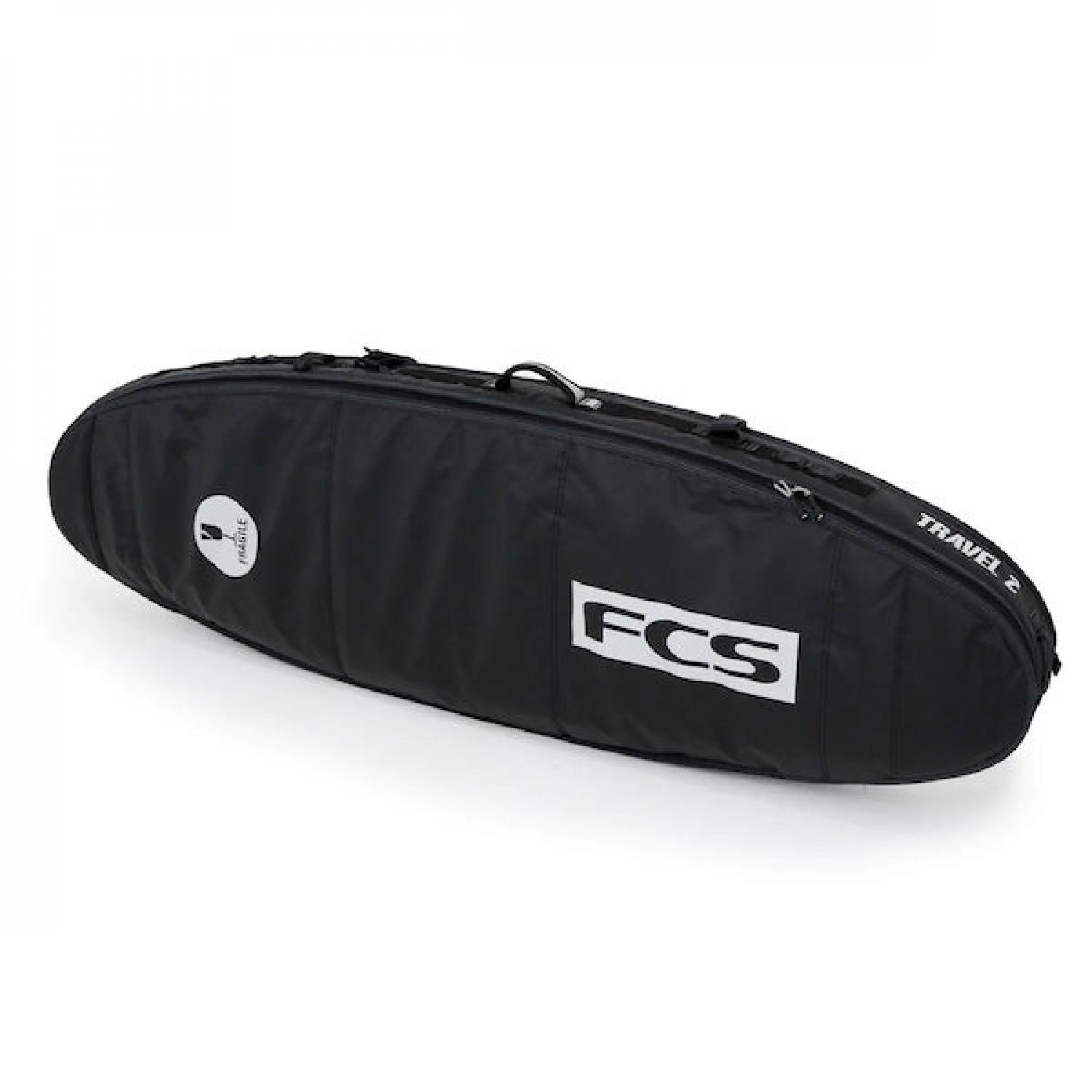 7.6 FCS TRAVEL 2 FUNBOARD SURFBOARD COVER