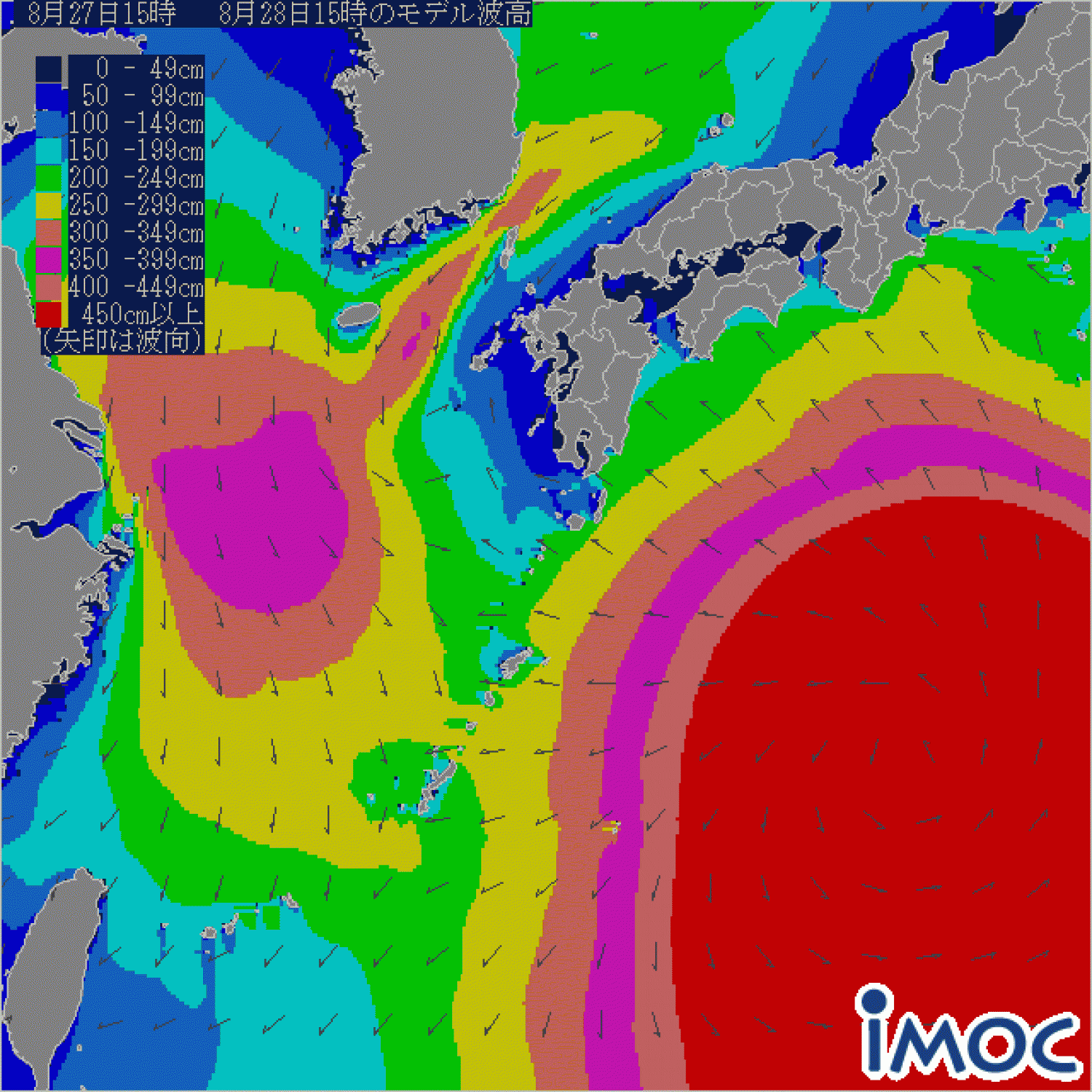 Aug.28 Suicide Point wave Forecast
