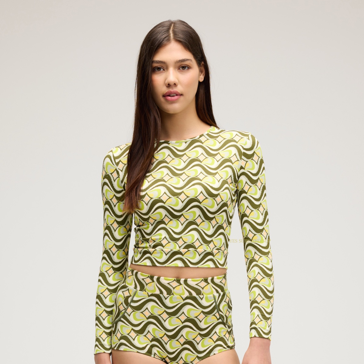 Seea Palomar Crop Top Rashguard Groove