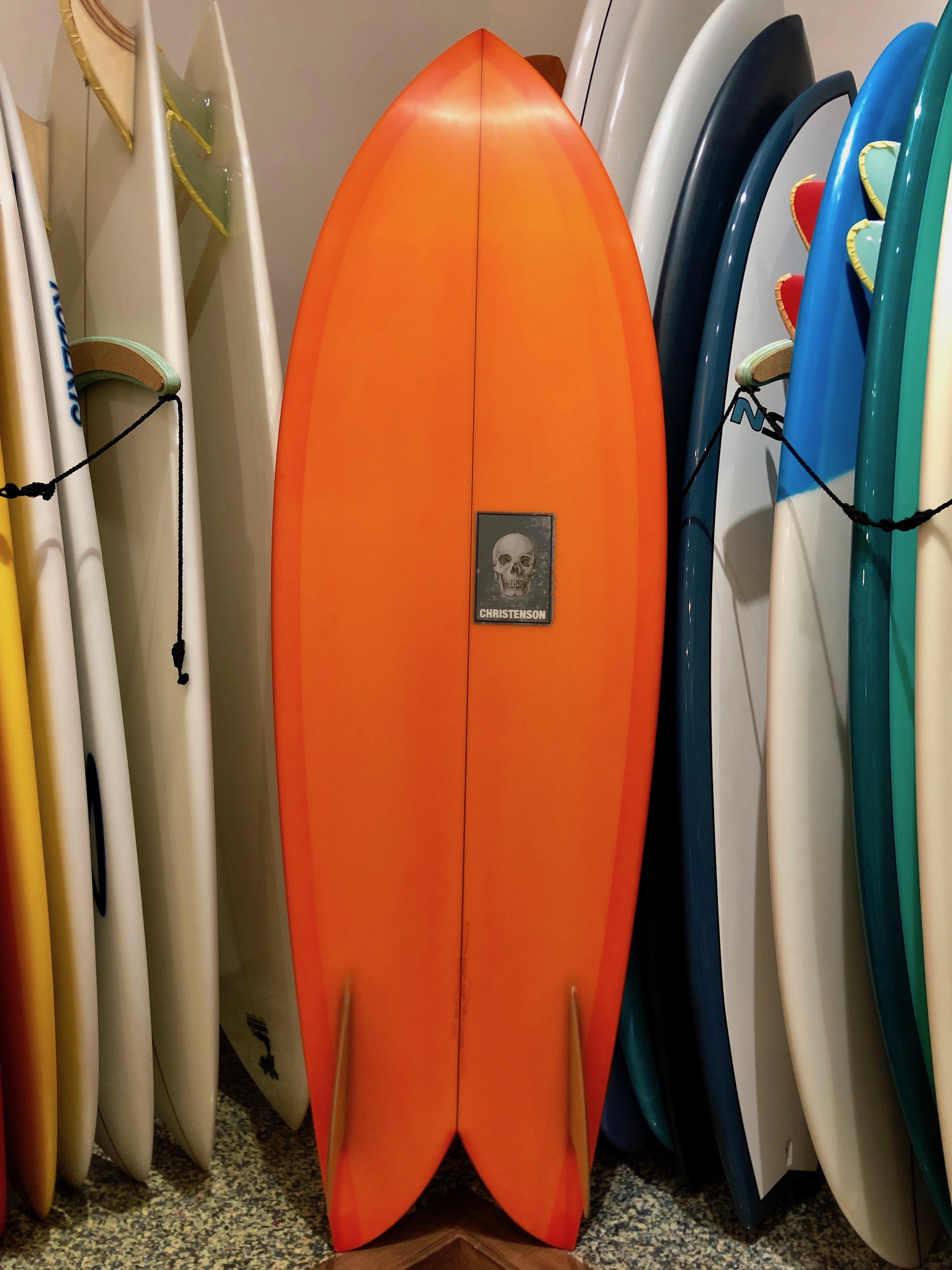 TWIN FISH 5.7 Racing Orange Tint [CHRISTENSON SURFBOARDS] |Okinawa 