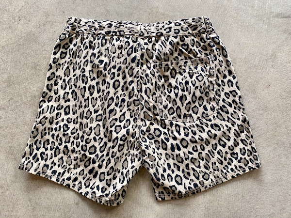 2024 [THE HARD MAN] Leopard easy shorts ベージュ|沖縄